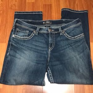 Silver Natsuki Capri jean